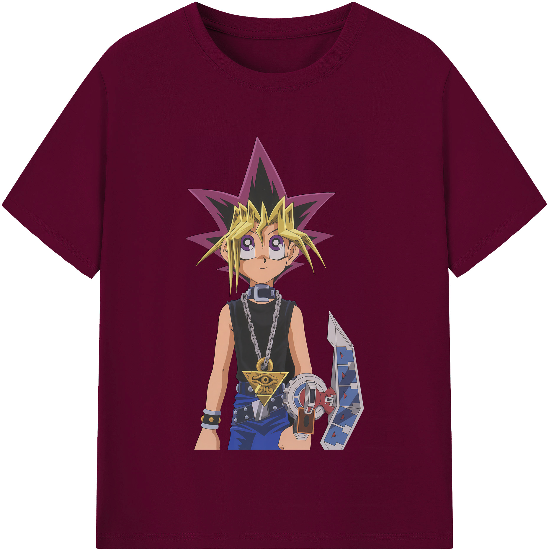 （画像用） 遊☆戯☆王 Yu-Gi-Oh! レディースカジュアルプリントTシャツ（綿100％）
